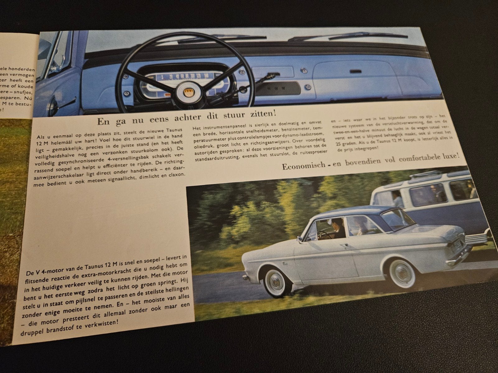 Brochure Ford Taunus 12M 1962, Ophalen of Verzenden, Zo goed als nieuw, Ford