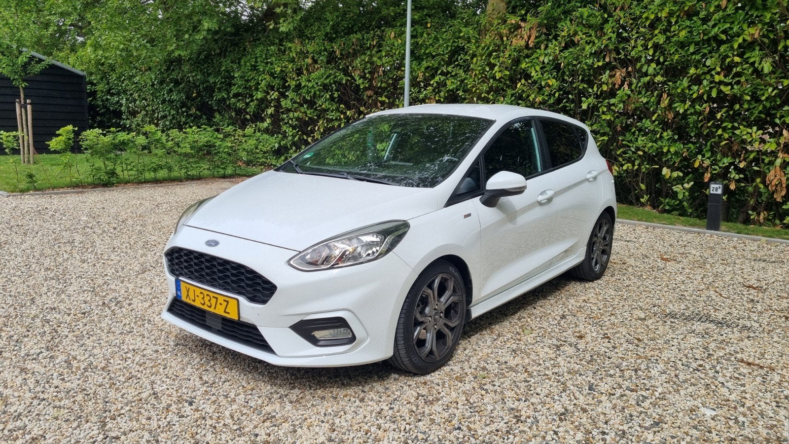 Ford Fiësta 1.0 Ecoboost 100pk 5dr 2018 Wit, Auto's, Ford, Voorwielaandrijving, Zwart, 0 kg, Navigatiesysteem