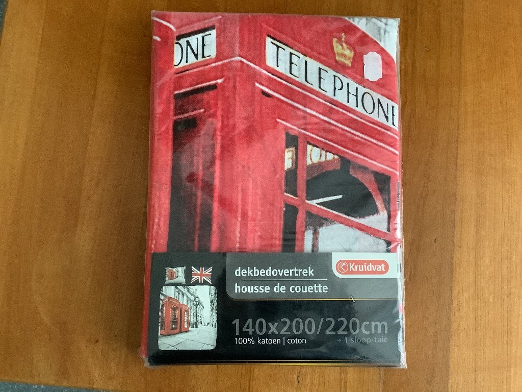 Dekbedovertrek  NIEUW 140x200/220  100% katoen, Eenpersoons, Dekbedovertrek, Katoen, Nieuw