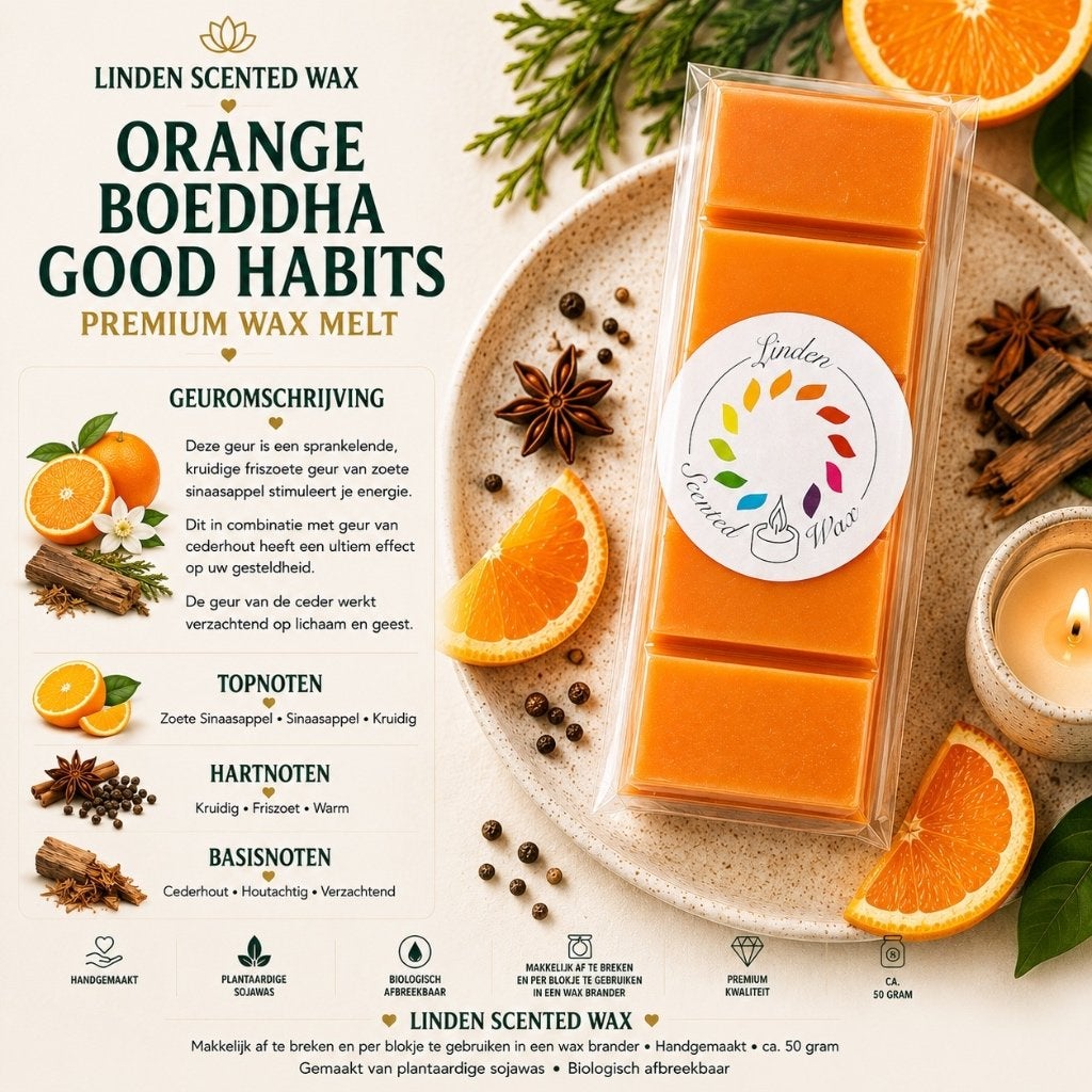 Waxmelts ORANGE BOEDDHA Good Habits waxmelt parfum rituals, Overige merken, Ophalen of Verzenden, Kaars, Was