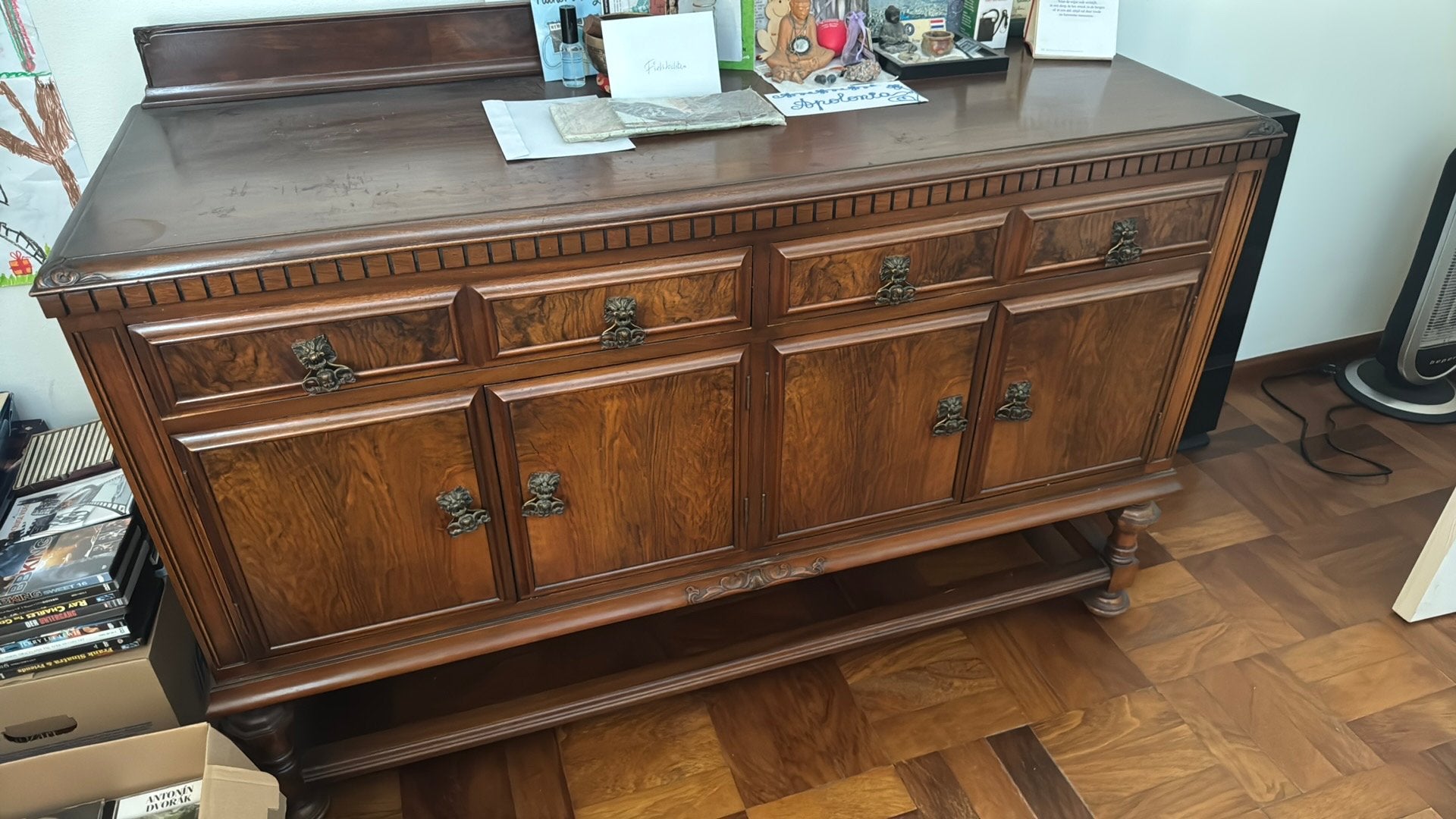 Dressoir eiken, Huis en Inrichting, Kasten | Dressoirs, Ophalen, Zo goed als nieuw, 25 tot 50 cm