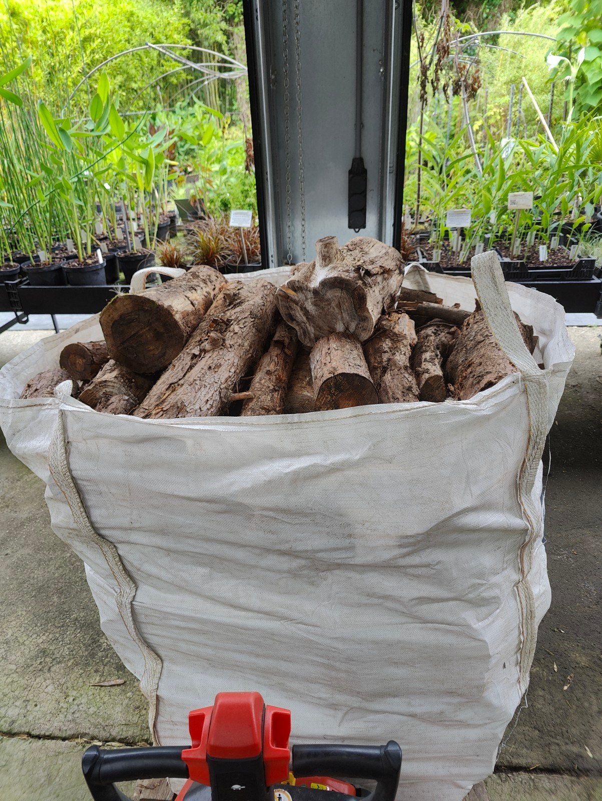 Grote bigbag haard/kachel hout, goed gedroogd, Tuin en Terras, Minder dan 3 m³, Ophalen, Overige houtsoorten, Blokken