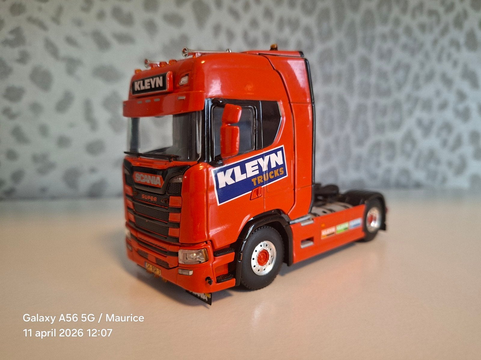 WSI, Scania CS Losse Trekker Kleyn Trucks, Ophalen of Verzenden, Zo goed als nieuw, Bus of Vrachtwagen, Wsi