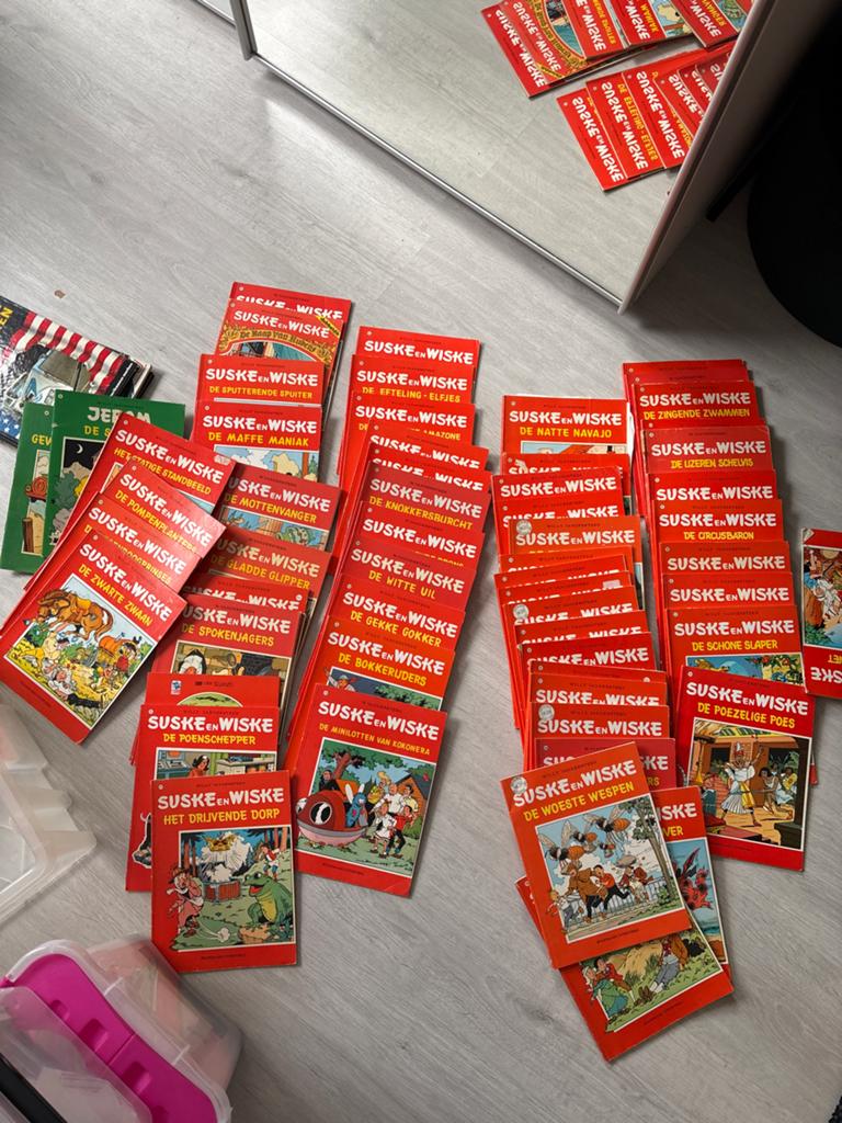 Grote collectie Suske en Wiske stripboeken, Ophalen of Verzenden, Zo goed als nieuw