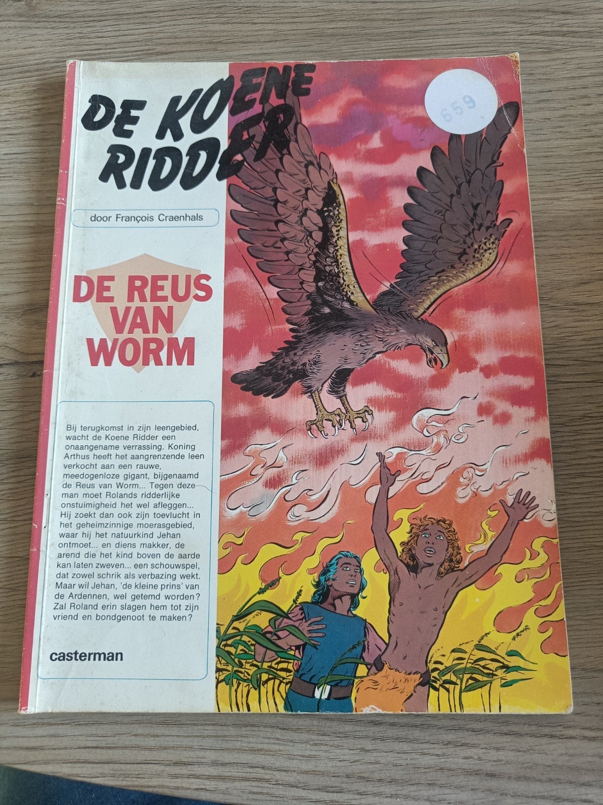 De Koene Ridder - De Reus van Worm (Casterman), Boeken, Eén stripboek, Ophalen of Verzenden, Gelezen, François Craenhals