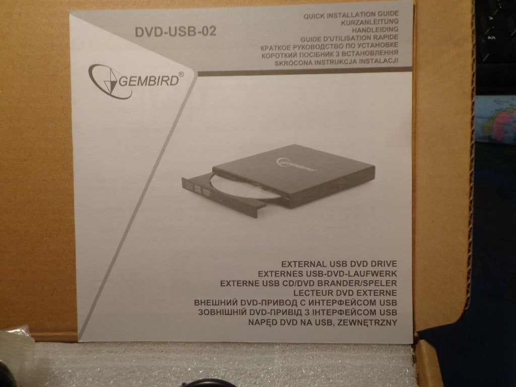 External USB CD drive, Ophalen of Verzenden, Nieuw in verpakking