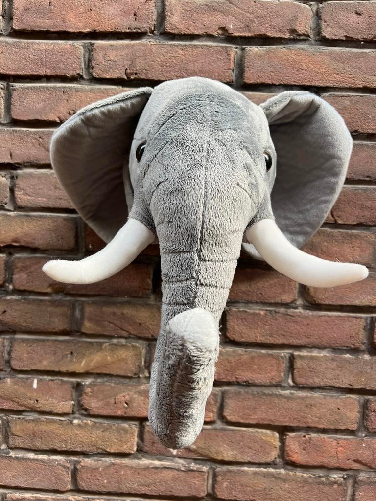 2 leuke dierenkoppen z.g.a.n. ophalen of per post!, Kinderen en Baby's, Kinderkamer | Inrichting en Decoratie, Ophalen of Verzenden
