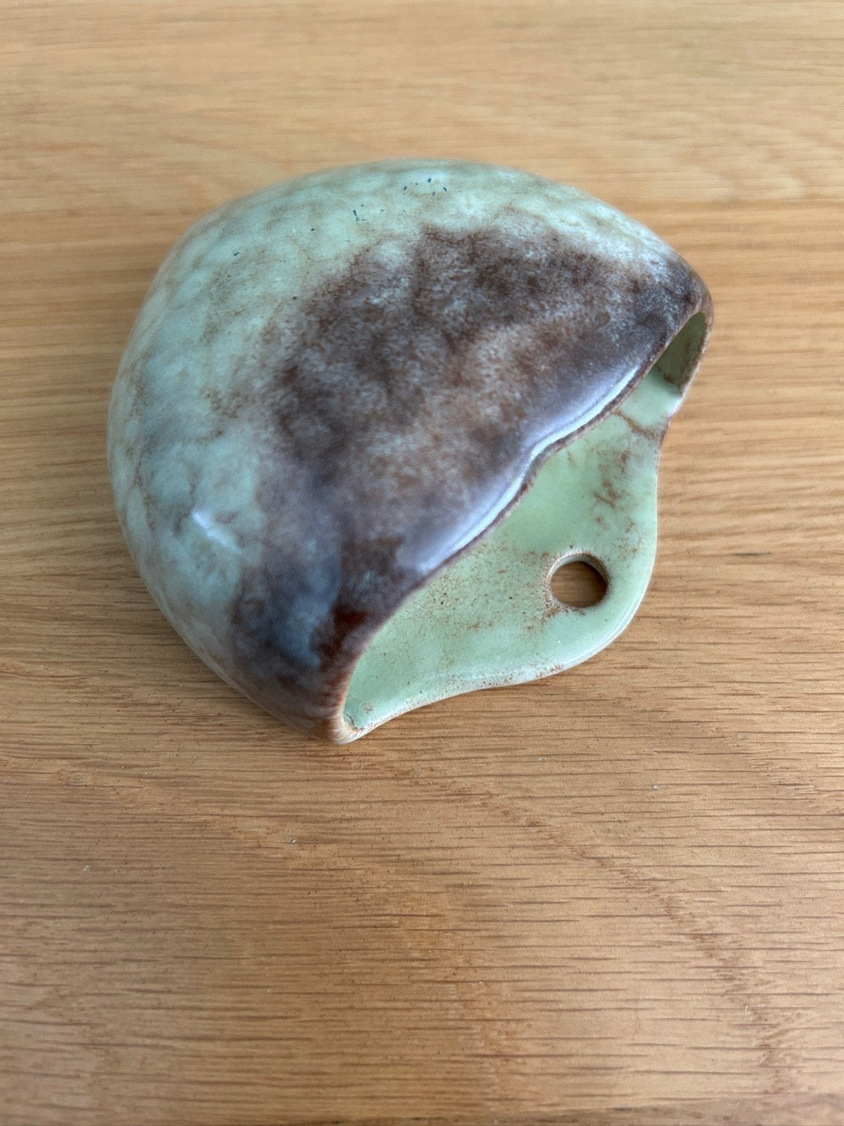Antiek Wijwaterbakje / Religie / Keramiek, Antiek en Kunst, Antiek | Religie, Ophalen of Verzenden