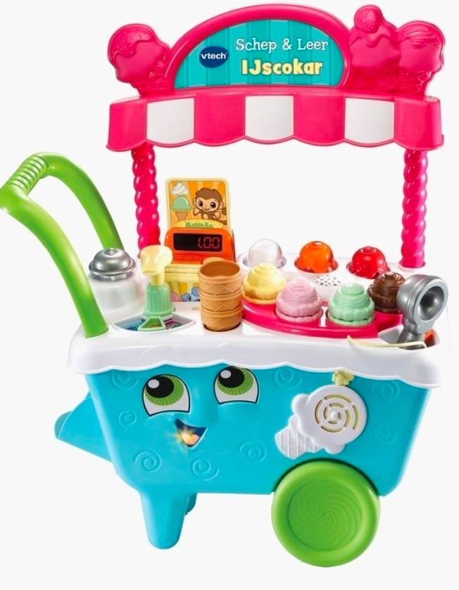Vtech ijscokar, wie wil er een heerlijk ijsje?, Kinderen en Baby's, Speelgoed | Vtech, Ophalen of Verzenden, Zo goed als nieuw