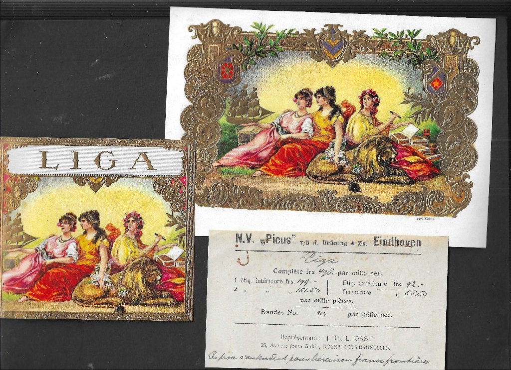 DickEtiket scan V5183, Ophalen, Gebruikt, Sigarenbandjes