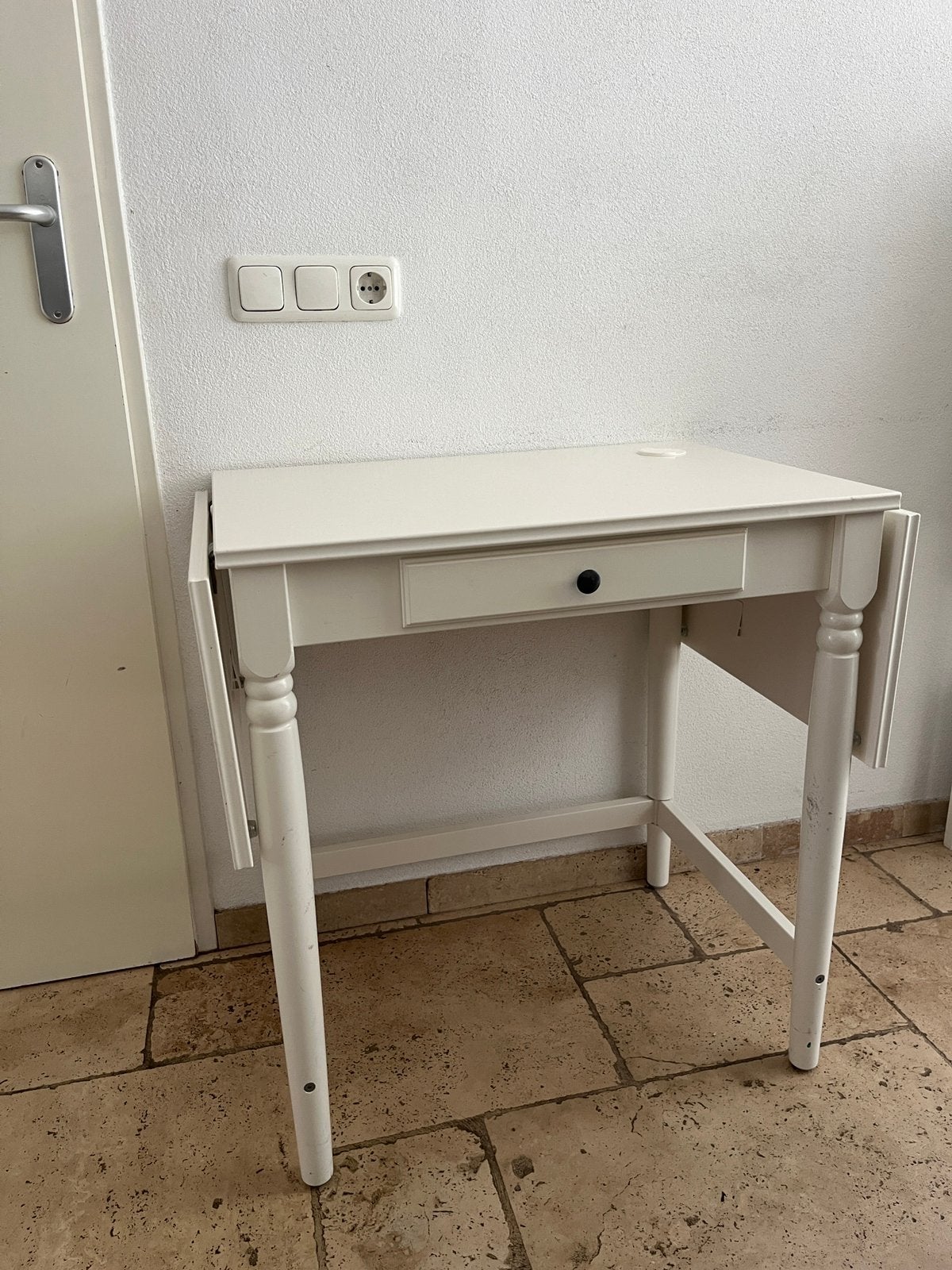 Ikea bureau Ingatorp, Ophalen, Gebruikt, Met lades, 50 cm