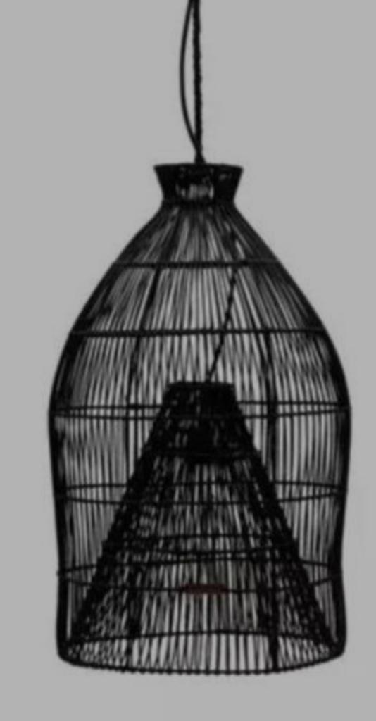 Nieuwe Riviera maison rieten fishing basket lamp, Huis en Inrichting, Lampen | Hanglampen, Ophalen, Nieuw, 50 tot 75 cm