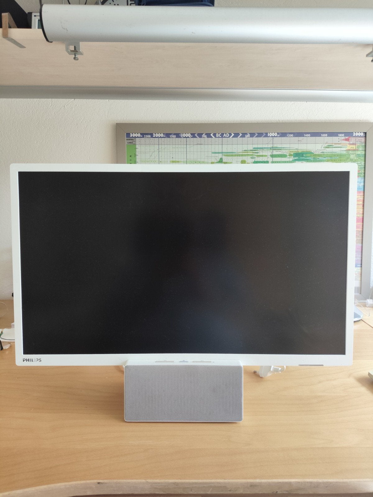 Witte Philips tv, Ophalen, Philips, 50 Hz, Zo goed als nieuw