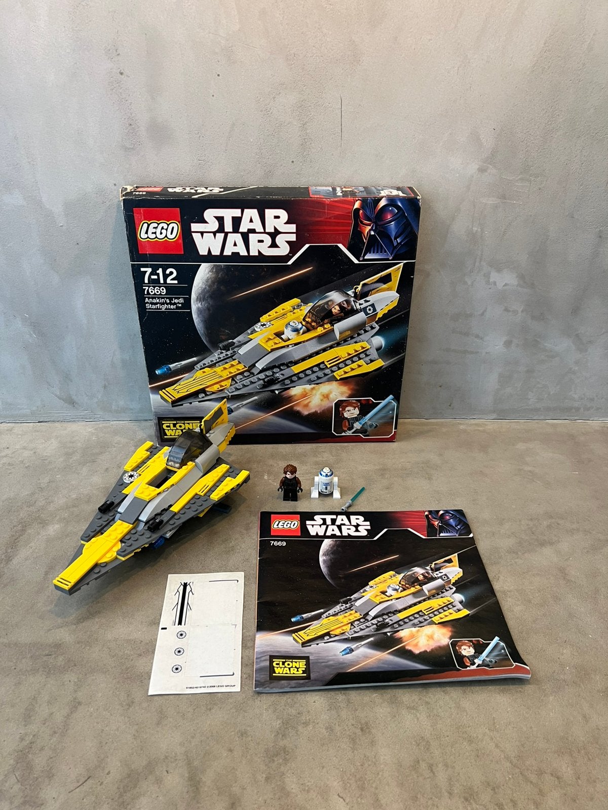 Lego Star Wars 7669 Anakin's Jedi Starfighter, Ophalen of Verzenden, Zo goed als nieuw