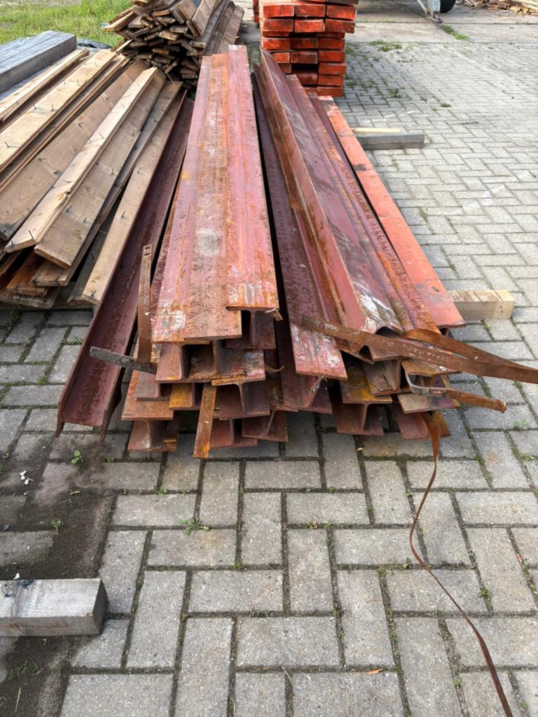 Stalen balken, Doe-het-zelf en Verbouw, Metalen, Ophalen, Gebruikt