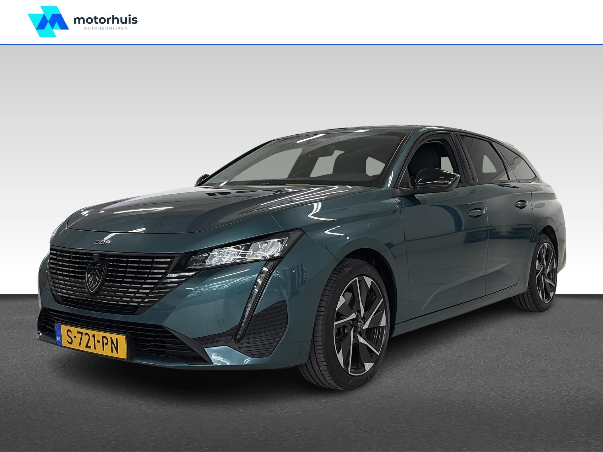 Peugeot 308 SW 1.2 PureTech Allure Pack Business, Auto's, Gebruikt, Euro 6, 1199 cc, Blauw