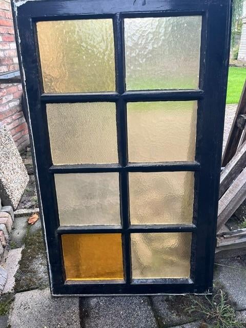 Ramen met glas voor glas in lood hobby en projecten, Antiek en Kunst, Curiosa en Brocante, Ophalen of Verzenden