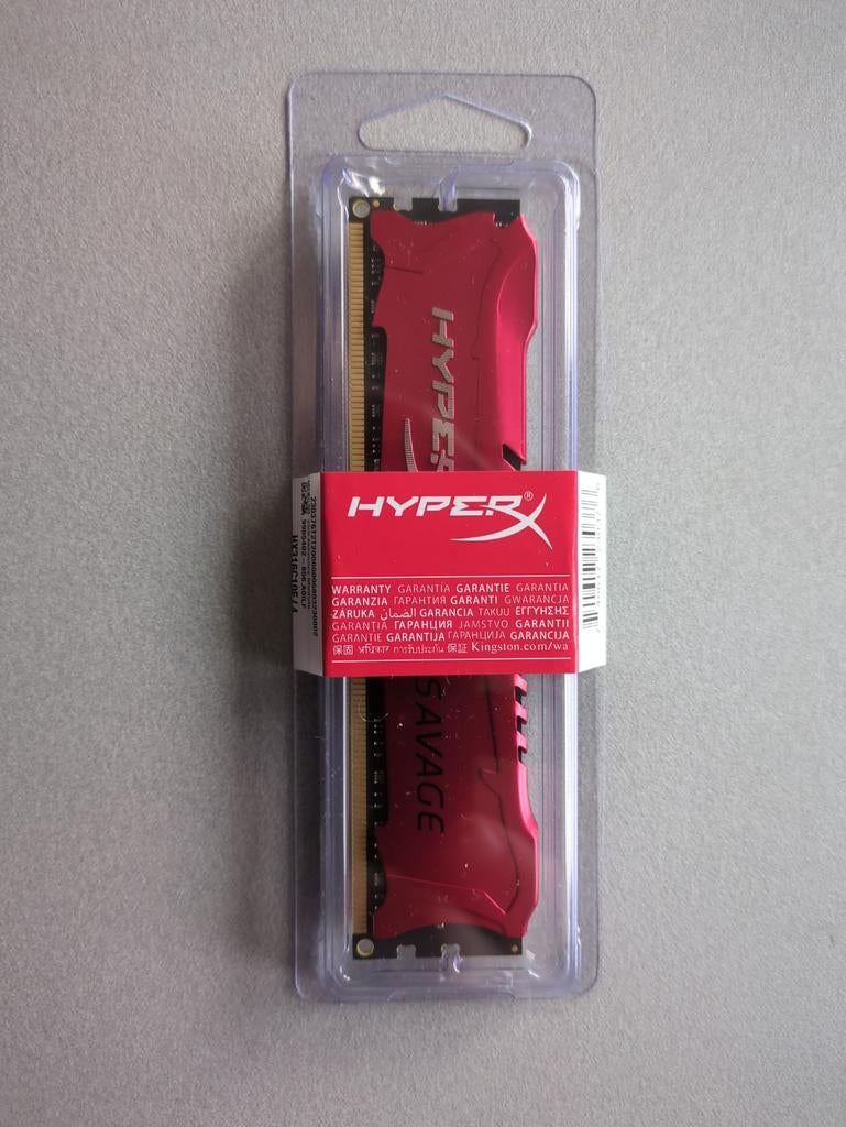 HyperX Savage 4GB DDR3 12800 CL10 RAM module, Computers en Software, RAM geheugen, Ophalen of Verzenden, DDR3, Desktop