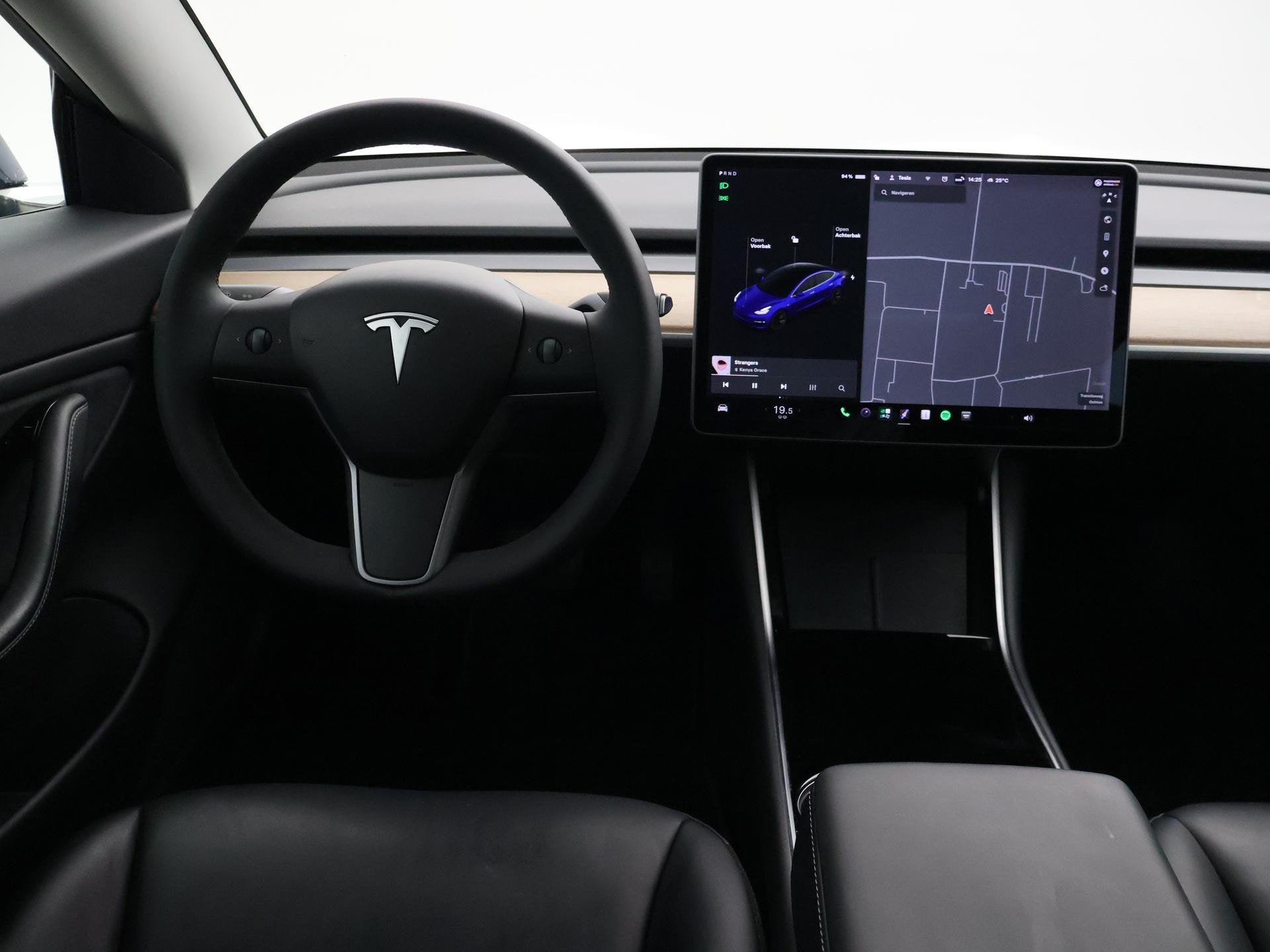 Tesla Model 3 LONG RANGE AWD 75 kWh + TREKHAAK AFNEEMBAAR |, Auto's, Stof, Blauw, Origineel Nederlands, 351 pk