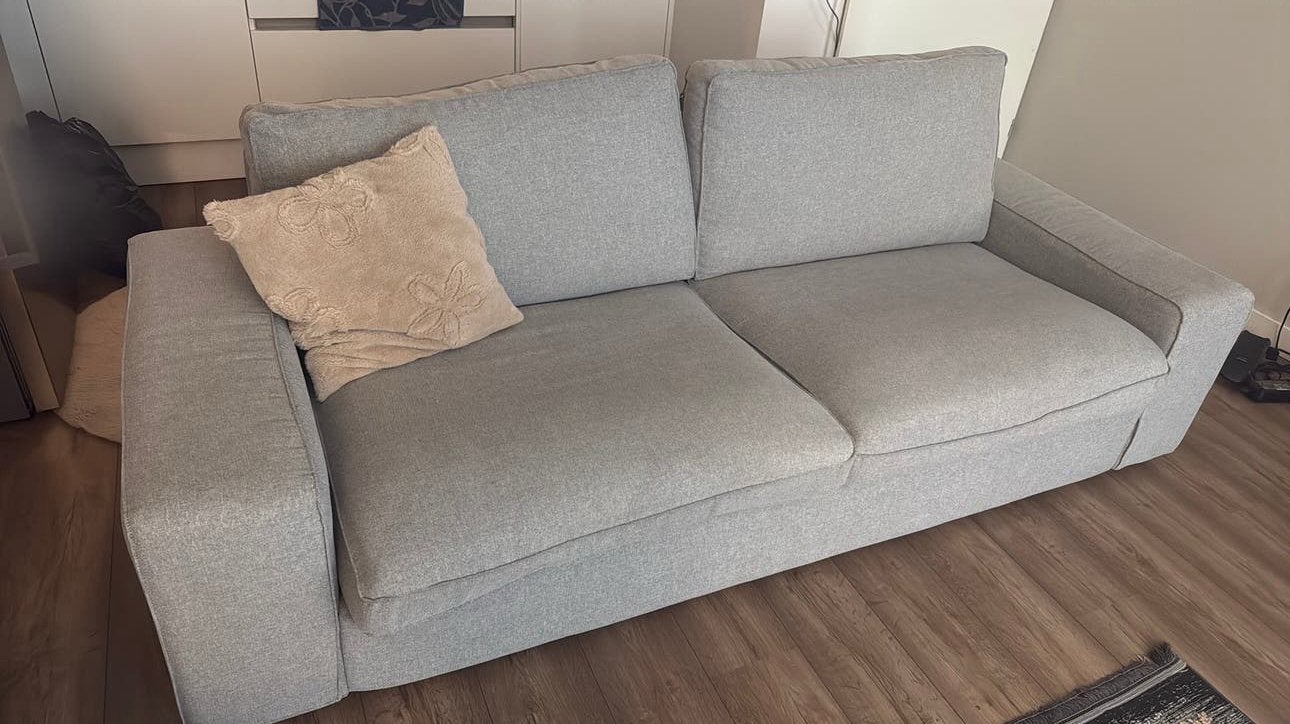 Comfortabele 3-zits bank van IKEA, Ophalen, Zo goed als nieuw, 75 tot 100 cm, Tweepersoons