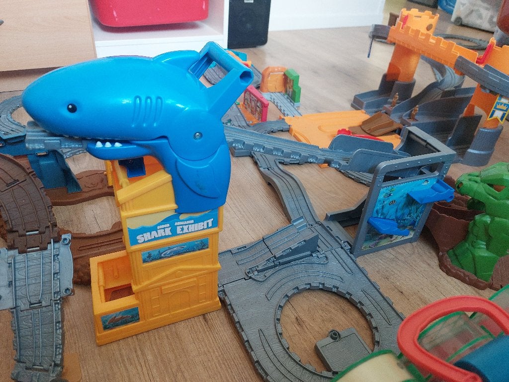 Thomas de Trein - Shark Exhibit - inklapbaar, Ophalen, Gebruikt