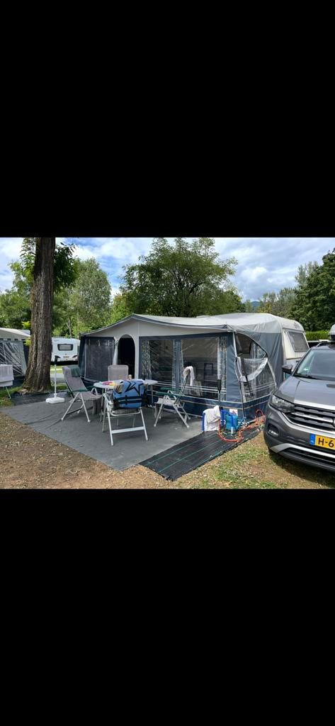 Fent caravan in Lago Maggiore met inboedel, Caravans en Kamperen, Caravans, Rondzit, Particulier, Fendt, Tot en met 4