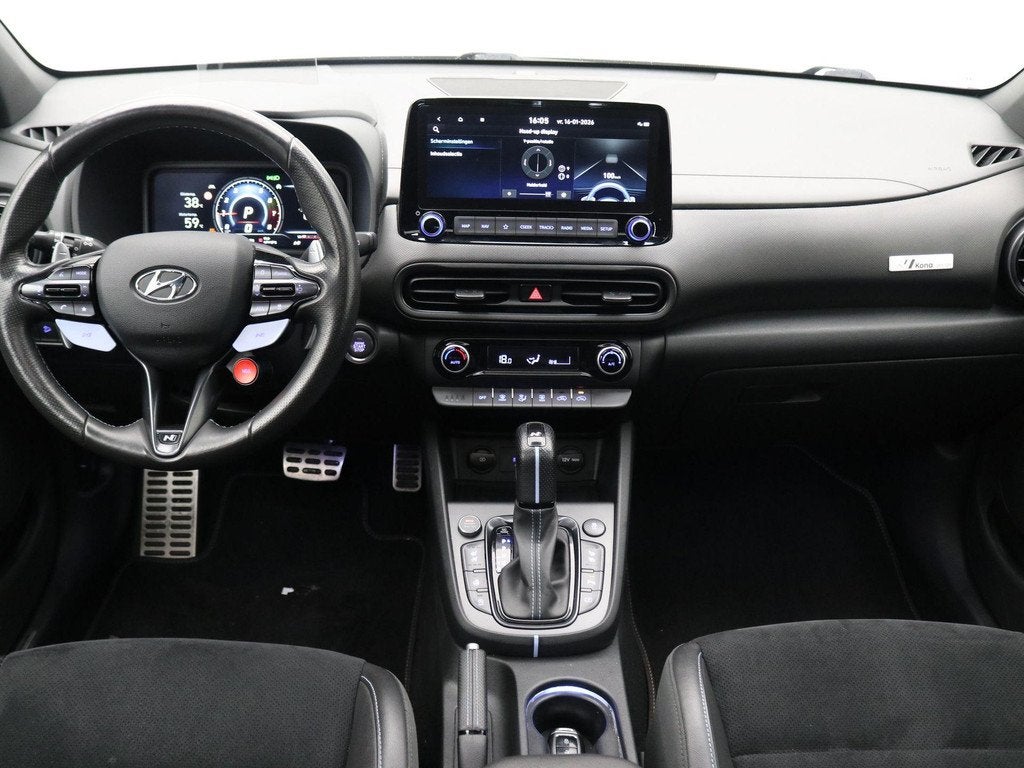 Hyundai Kona 2.0 T-GDI N Performance 280pk DCT8 / Cyber Grey, Auto's, Stof, Gebruikt, 700 kg, 1600 kg