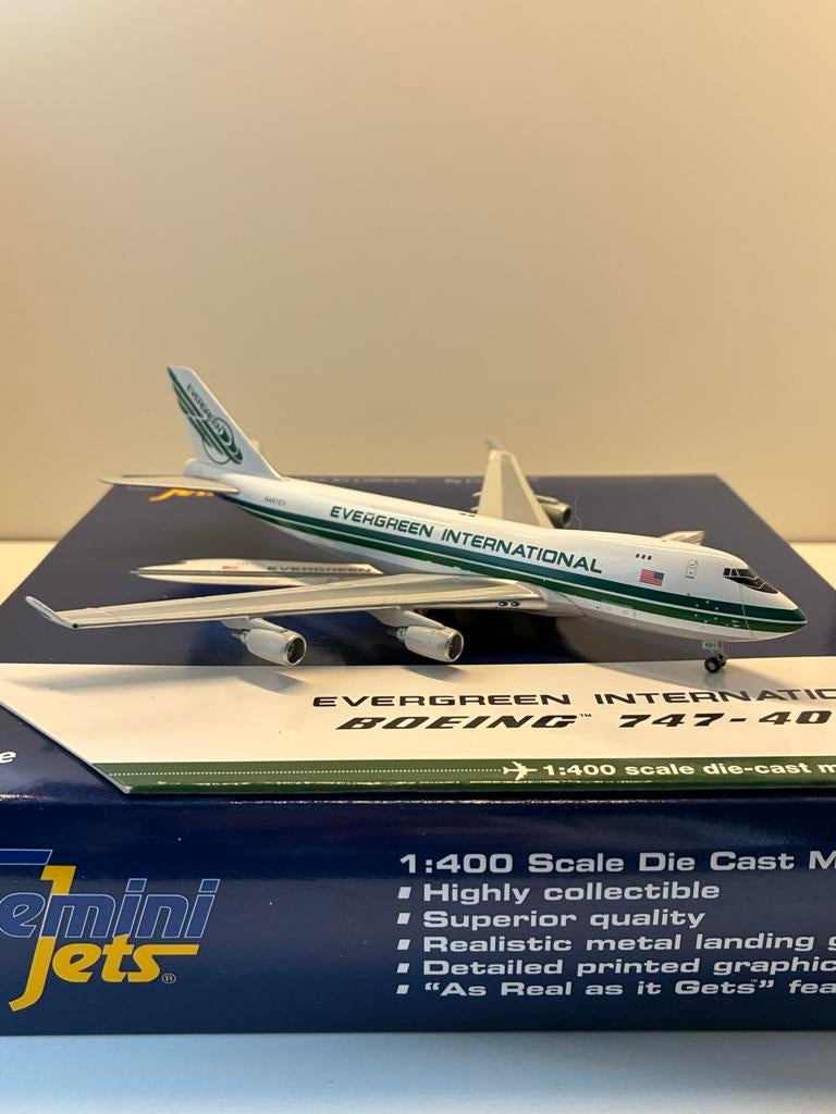 Gemini Jets Boeing 747-400F Schaalmodel 1:400, Verzamelen, Luchtvaart en Vliegtuigspotten, Ophalen of Verzenden, Zo goed als nieuw