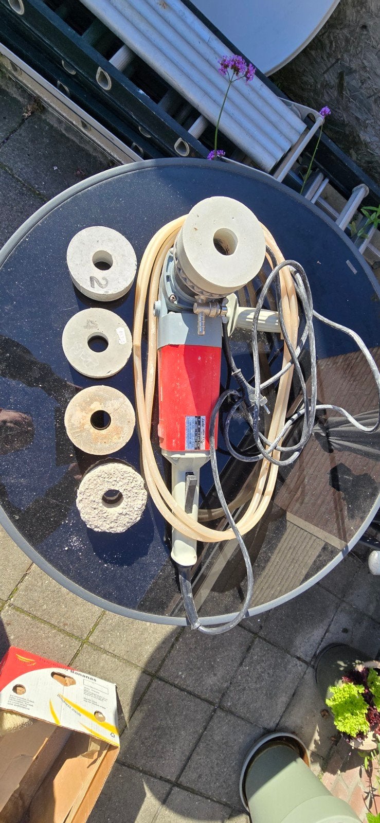 Dalia Alta 125 Betonboormachine met accessoires, Ophalen of Verzenden, Gebruikt