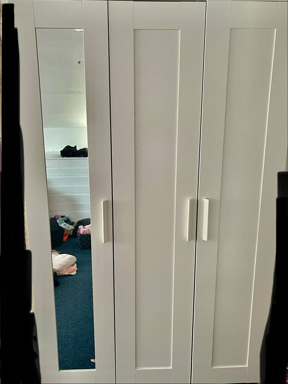 Brimnes kast van ikea, wit, Huis en Inrichting, Kasten | Kledingkasten, Ophalen, Met deur(en), Gebruikt, 100 tot 150 cm