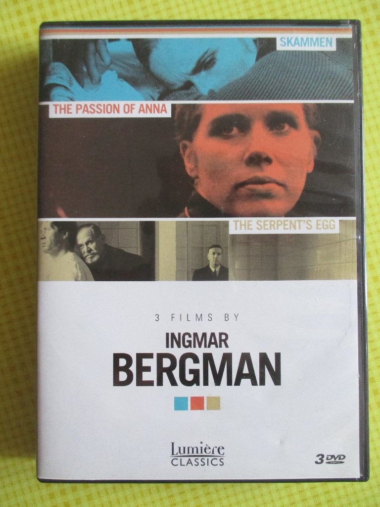 3 Films by Ingmar Bergman - 3 DVD BOX, Alle leeftijden, Ophalen of Verzenden, Zo goed als nieuw, Overige gebieden