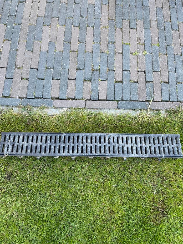 Gebruikte afvoergoot voor regenwater 100cm zwart, Ophalen, Afvoer, Gebruikt, Pvc