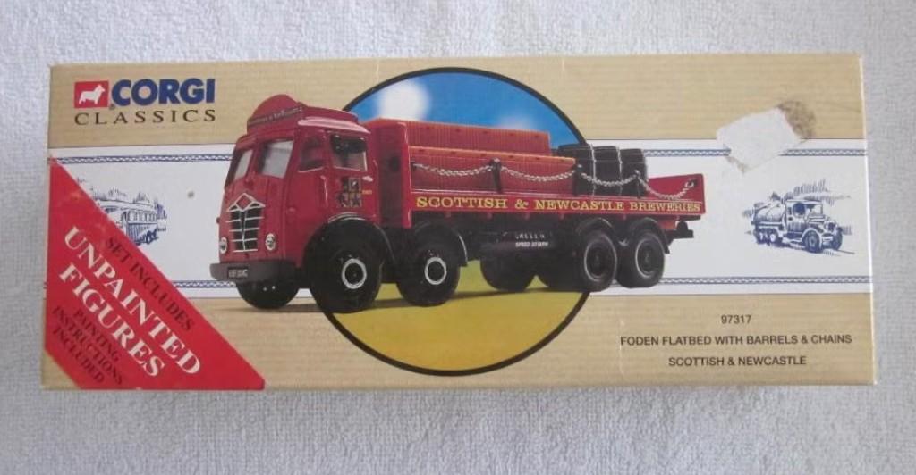 Corgi Classics truck Foden Flatbed no. 97317 in doos., Hobby en Vrije tijd, Modelauto's | 1:50, Ophalen of Verzenden, Zo goed als nieuw
