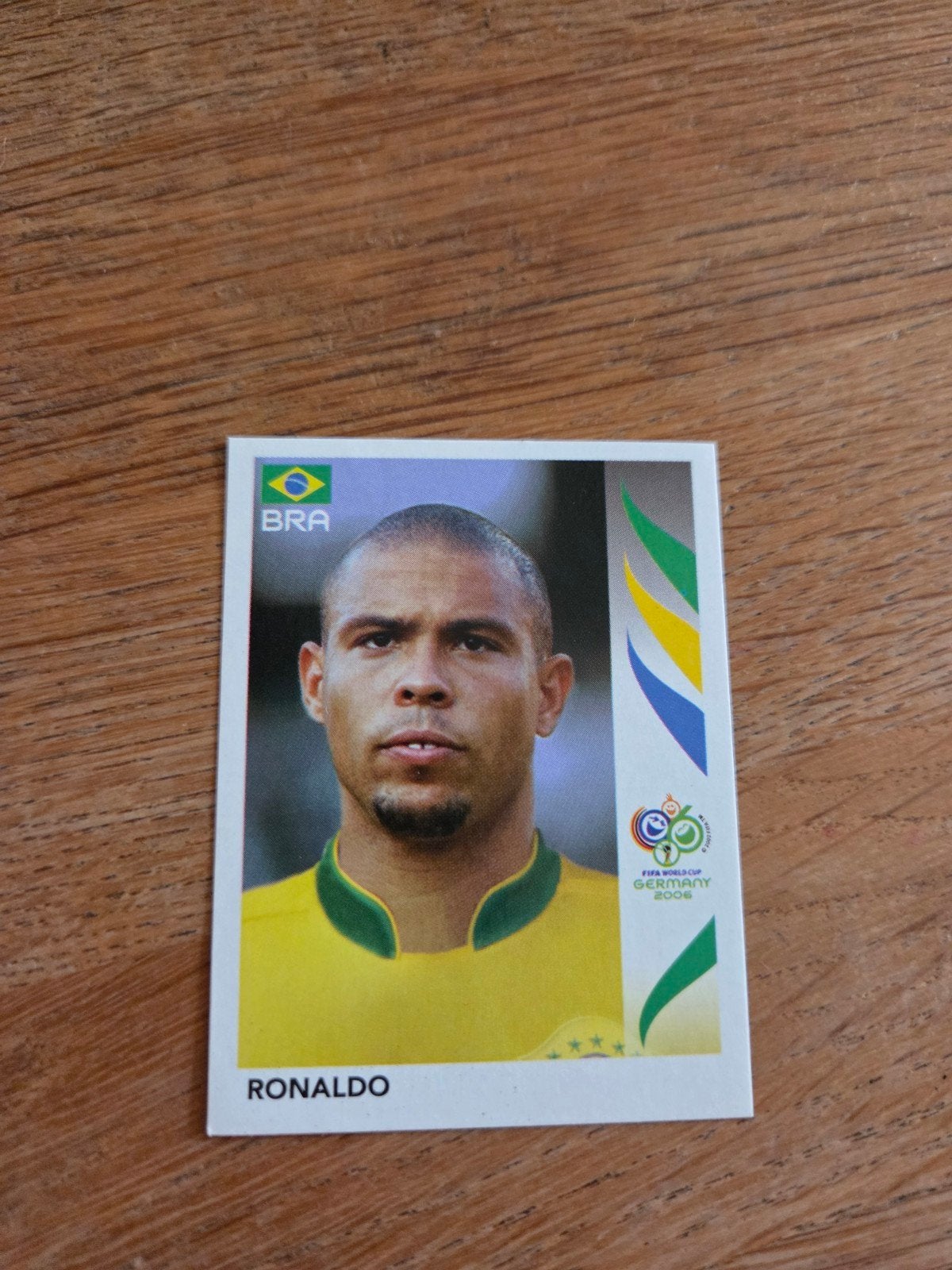 Panini WK 2006 Ronaldo, Ophalen of Verzenden, Zo goed als nieuw, Buitenlandse clubs, Poster, Plaatje of Sticker