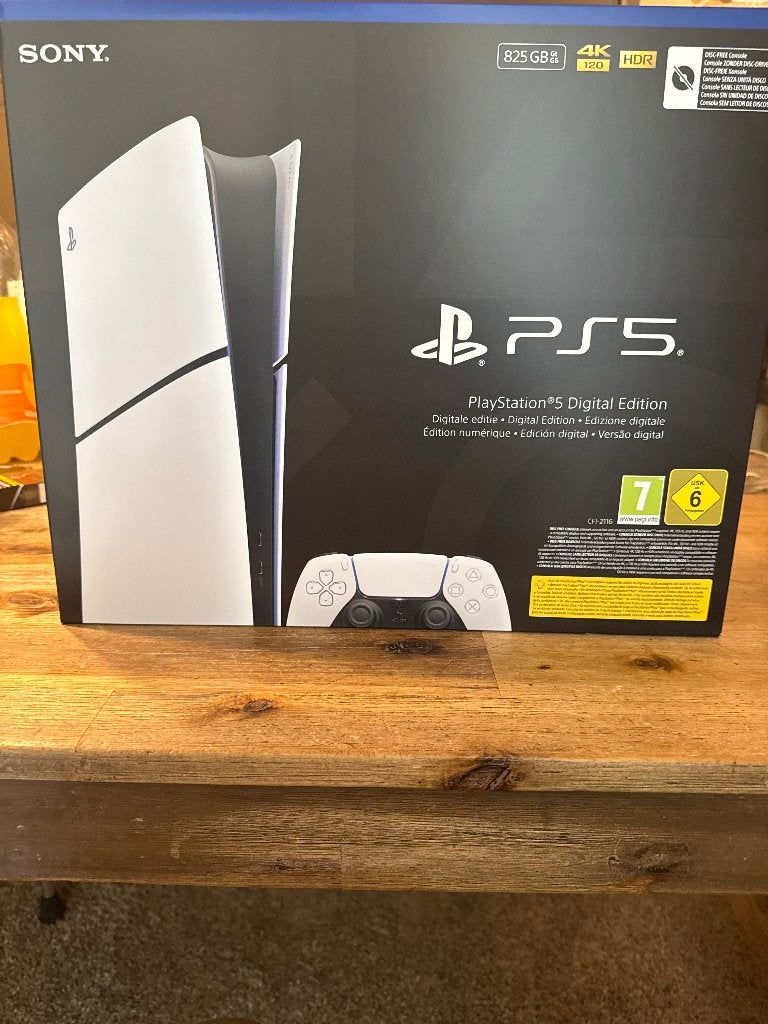 Ps5 slim nieuw in doos, Spelcomputers en Games, Spelcomputers | Sony PlayStation 5, Ophalen of Verzenden, Nieuw, Playstation 5 Digital