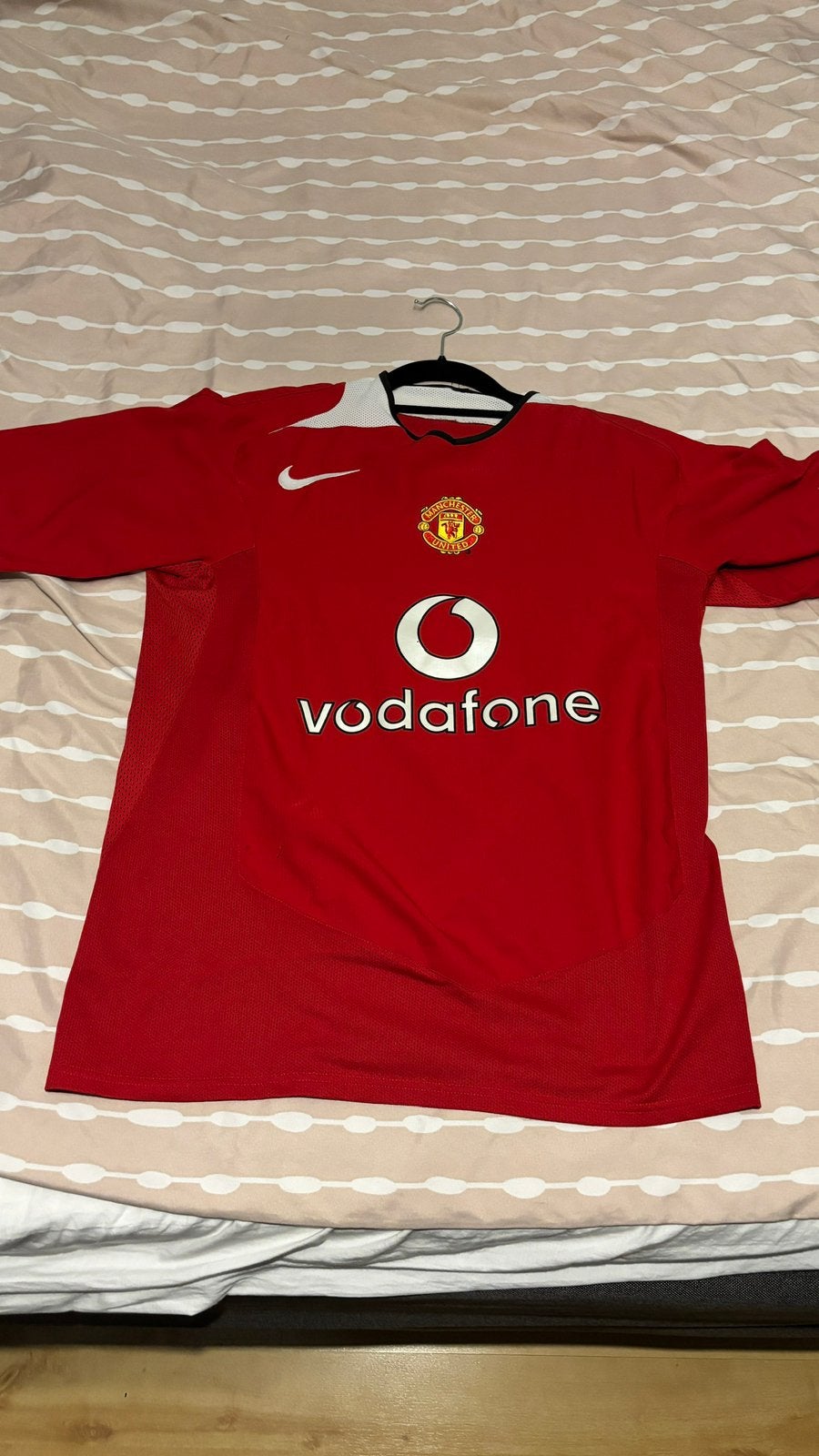 Manchester United Nike Total 90 Thuisshirt 2004-2006 Maat M, Maat M, Ophalen of Verzenden, Zo goed als nieuw, Shirt