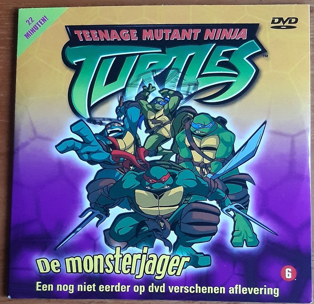 Teenage Mutant Ninja Turtles - De monsterjager DVD, Tekenfilm, Overige soorten, Zo goed als nieuw, Vanaf 6 jaar