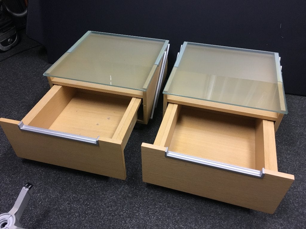 Auping Royal nachtkastjes., Huis en Inrichting, Ophalen, Minder dan 45 cm, Zo goed als nieuw, Minder dan 55 cm