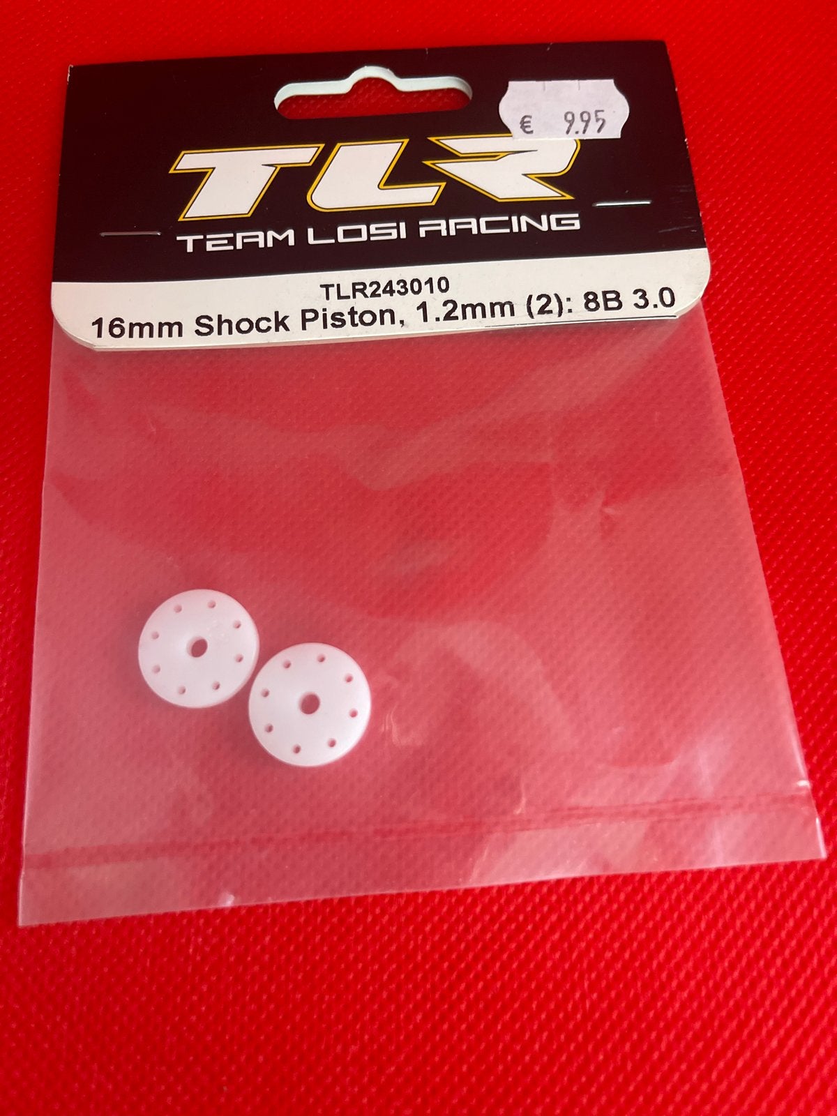 Team Losi Racing 16mm Schokbreker Zuiger 1.2mm (2), Hobby en Vrije tijd, Ophalen of Verzenden, Nieuw, Schaal 1:8, Onderdeel