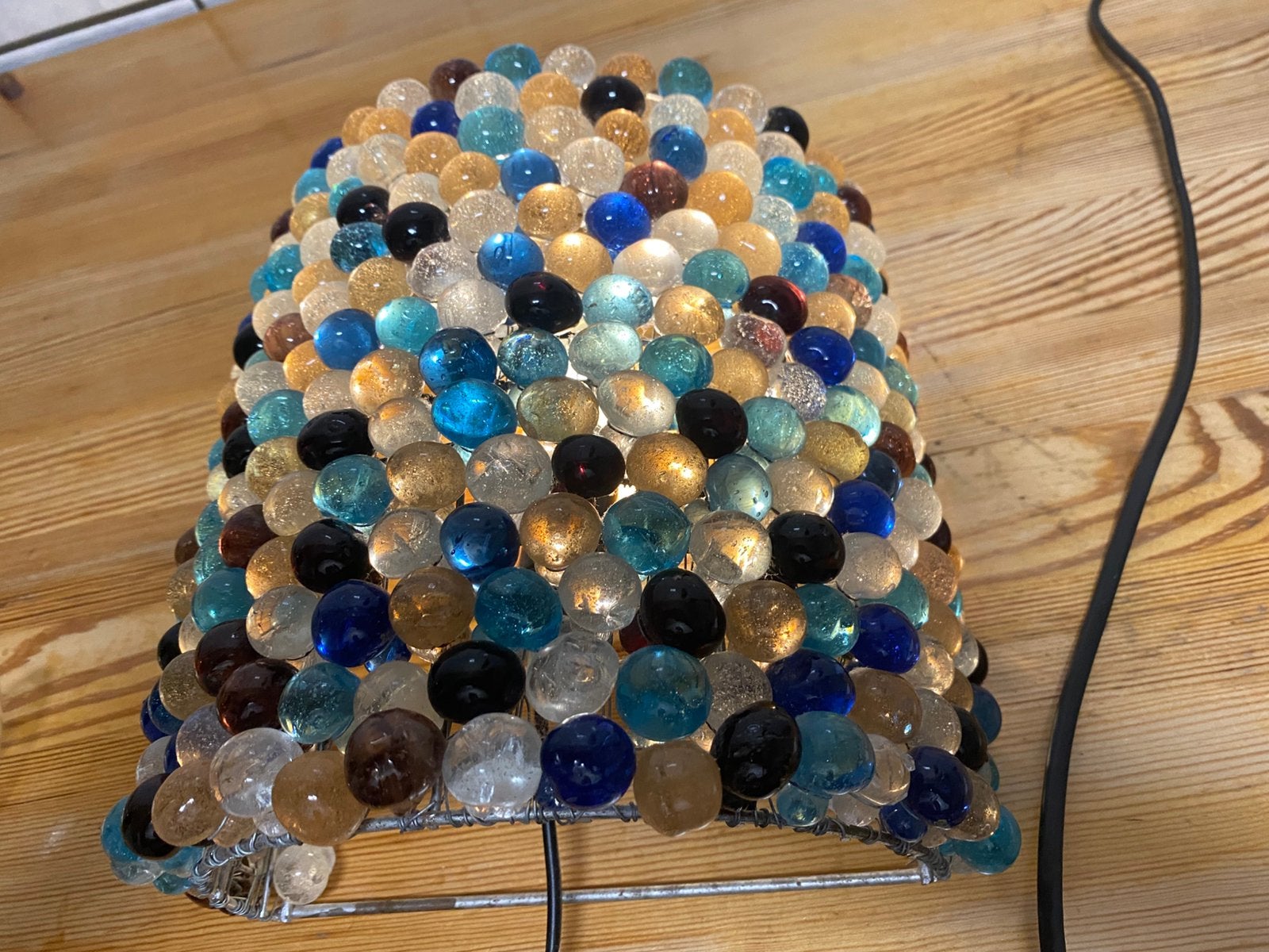 Murano knikkerlamp glas vaste prijs 59 euro, Huis en Inrichting, Lampen | Wandlampen, Ophalen of Verzenden, Zo goed als nieuw