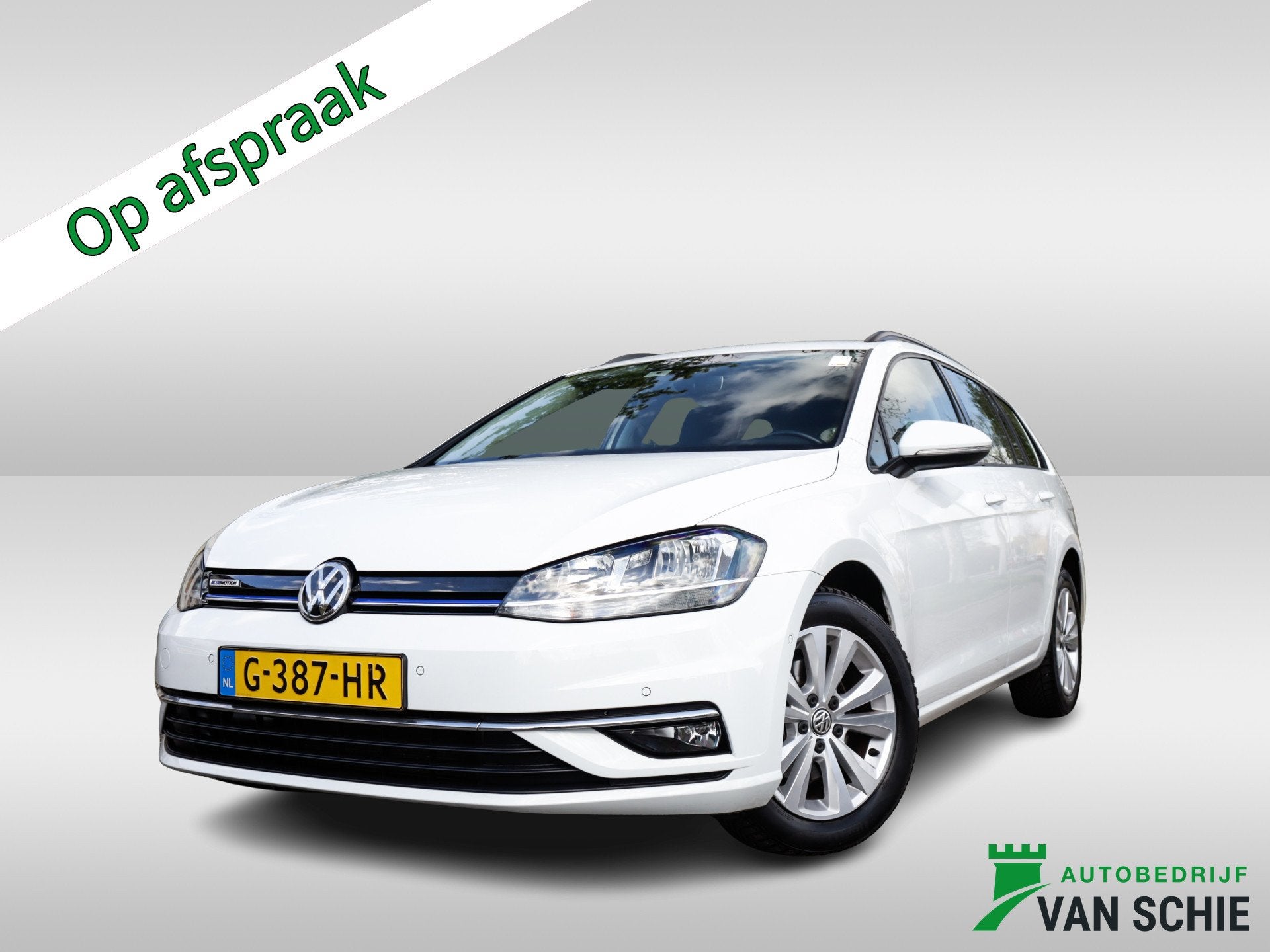 Volkswagen Golf Variant 1.5 TGI CNG Comfortline 1e-Eig. & De, 12 maanden, Stof, 4 cilinders, Wit