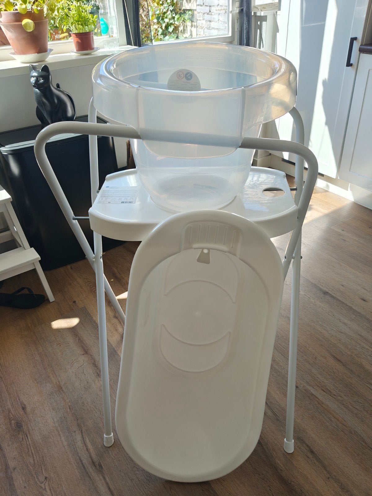 Baby bad + standaard + wasemmer, Ophalen