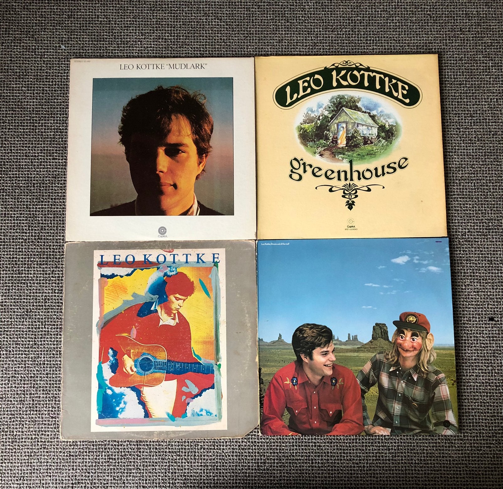 Leo Kottke 4 lp’s, Ophalen, Gebruikt, LP