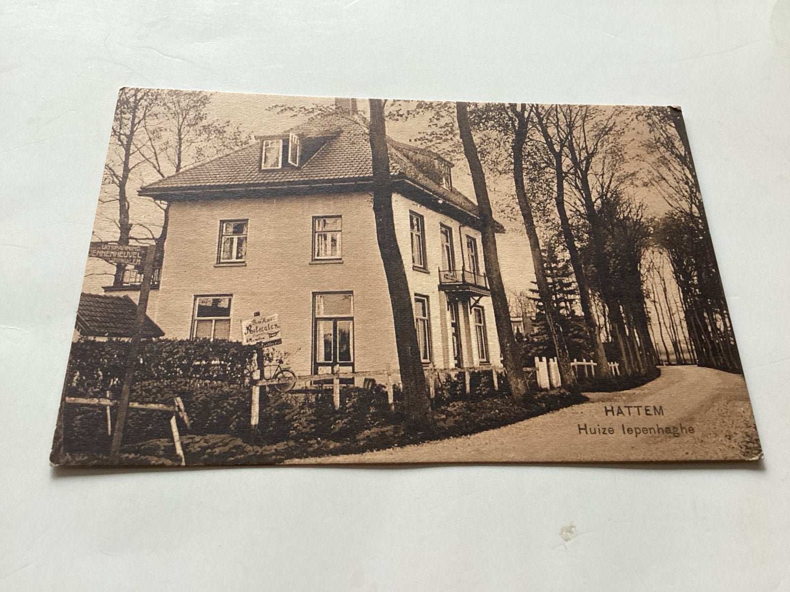 Hattem - Huize Iepenheg, Ophalen of Verzenden, 1920 tot 1940, Gelopen, Gelderland