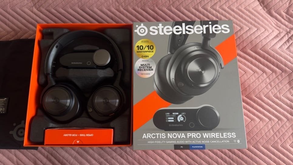 SteelSeries Arctis Nova Pro Wireless Gaming Headset, Ophalen, Mute-functie, Steelseries Arctis, Zo goed als nieuw