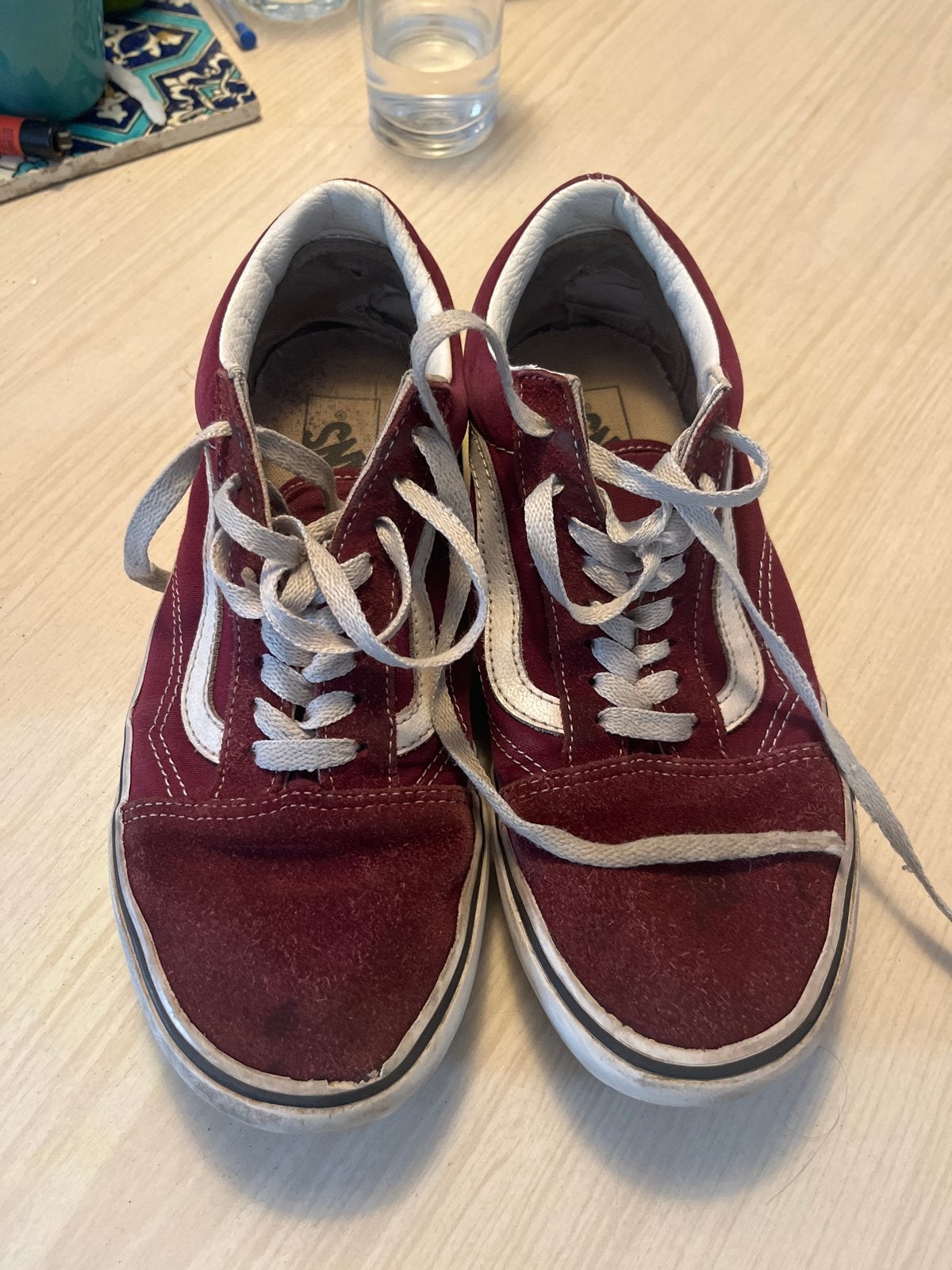 Vans Old Skool sneakers - Maat 40, Ophalen, Gedragen, Rood, Sneakers of Gympen