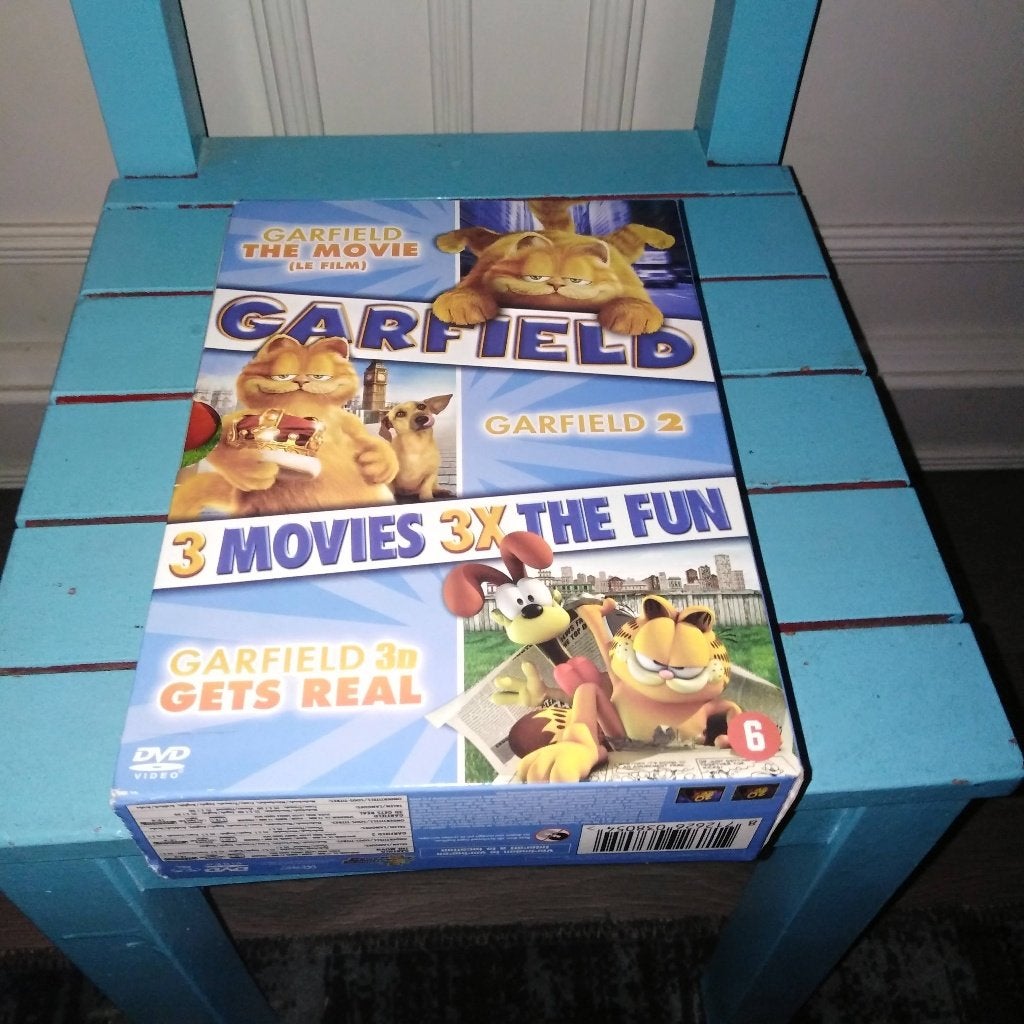 Garfield dvd box 3 films, Ophalen, Europees, Gebruikt, Tekenfilm