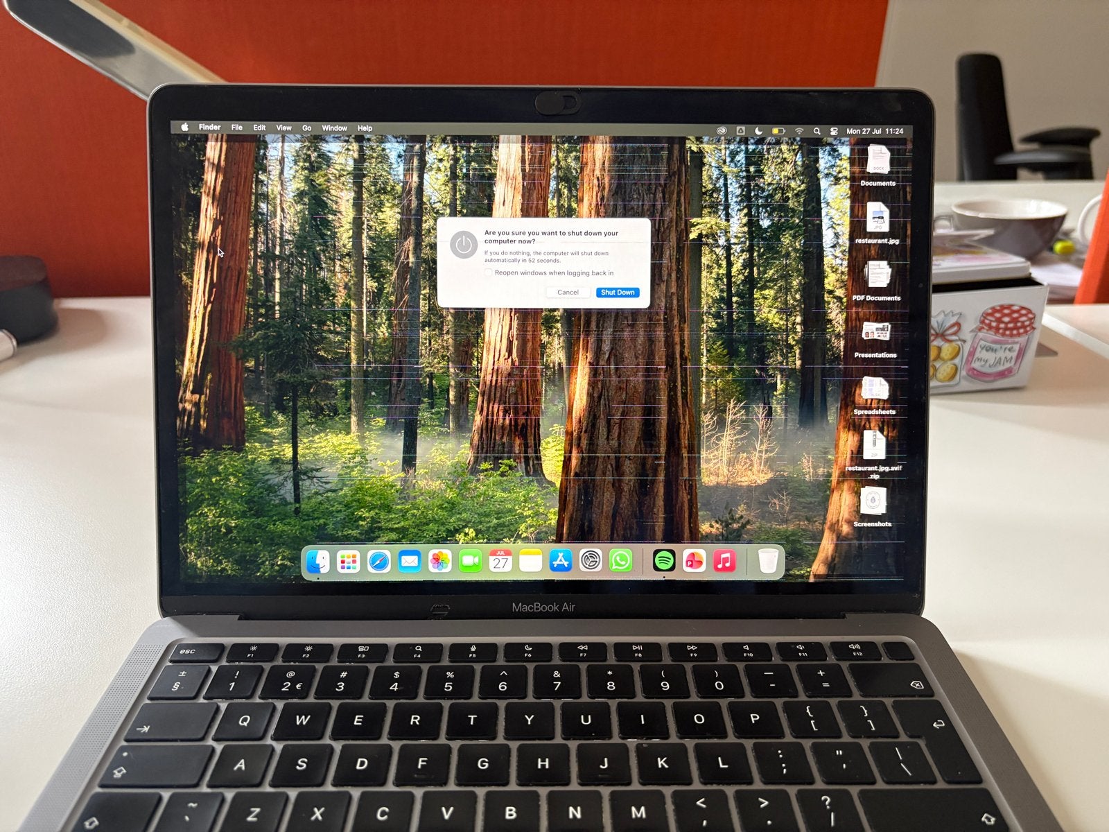 MacBook Air M1 (2020) 8GB/256GB SSD - Scherm defect, Computers en Software, Apple Macbooks, 256 GB, 8 GB, 13 inch, Ophalen of Verzenden