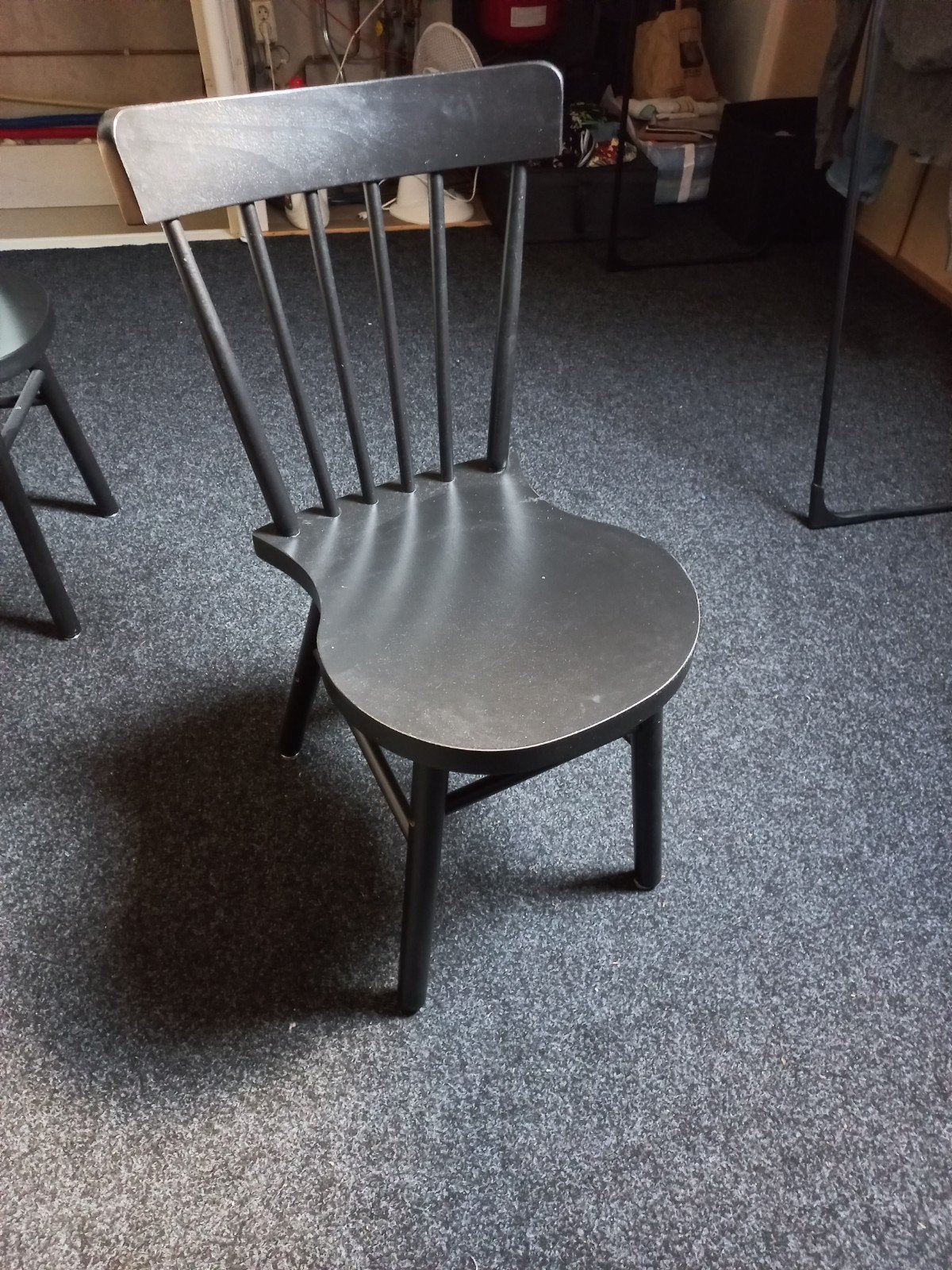 Gratis eettafel stoelen, Ophalen, Gebruikt, Zwart, Vier