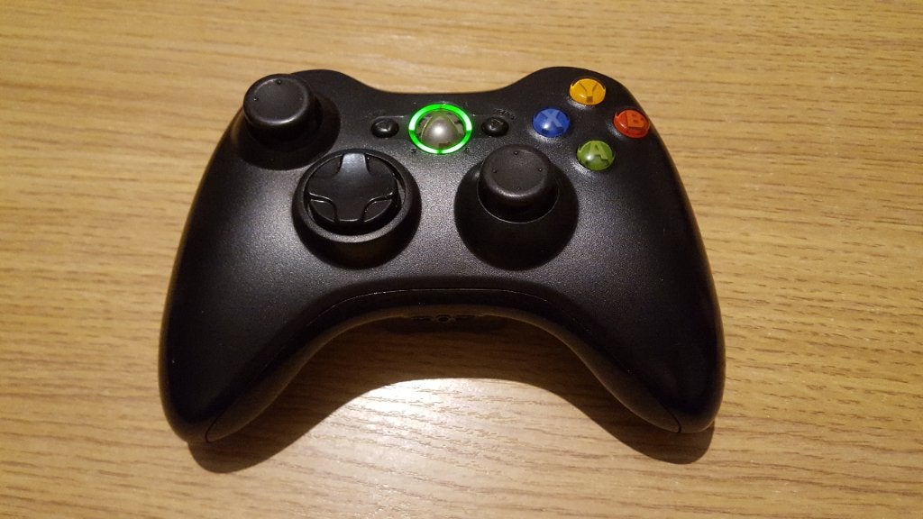 Xbox 360 controller draadloos zwart, Spelcomputers en Games, Spelcomputers | Xbox | Accessoires, Ophalen of Verzenden, Zo goed als nieuw